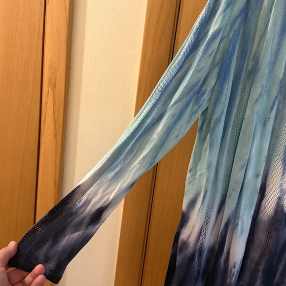 Belldini Women’s Open Front Watercolor Salt Water Combo Cardigan Sweater New 2X - Picture 6 of 9